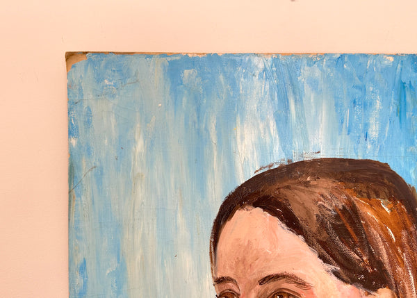 Young Girl Portrait Painting