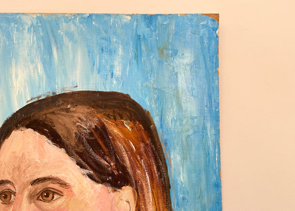 Young Girl Portrait Painting
