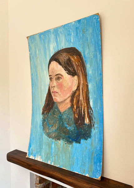 Young Girl Portrait Painting