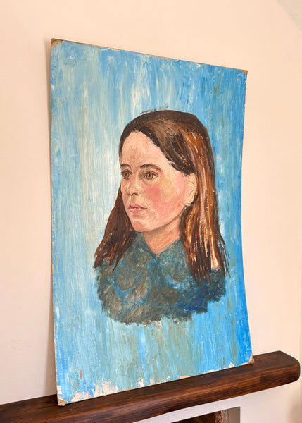 Young Girl Portrait Painting