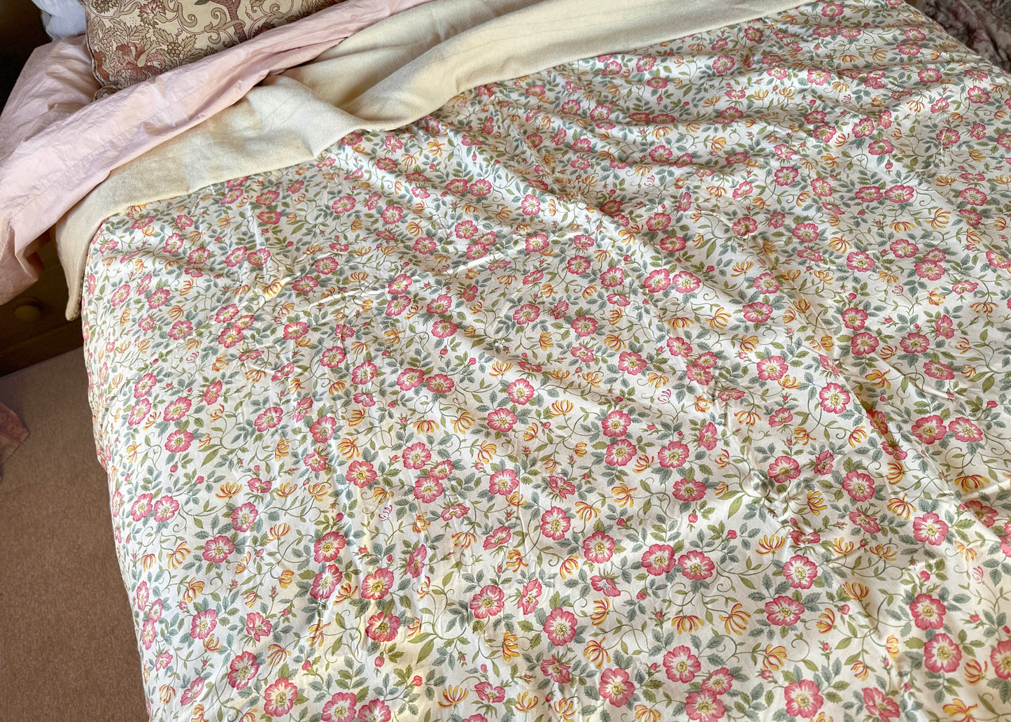 Handmade Floral Blanket