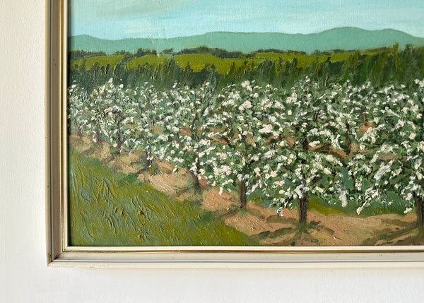 Apple Orchard Oil Painting