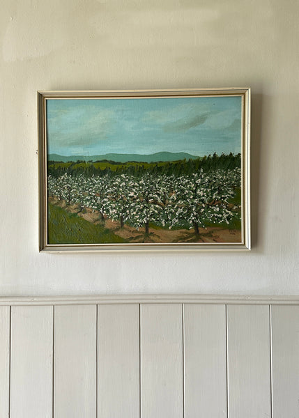 Apple Orchard Oil Painting