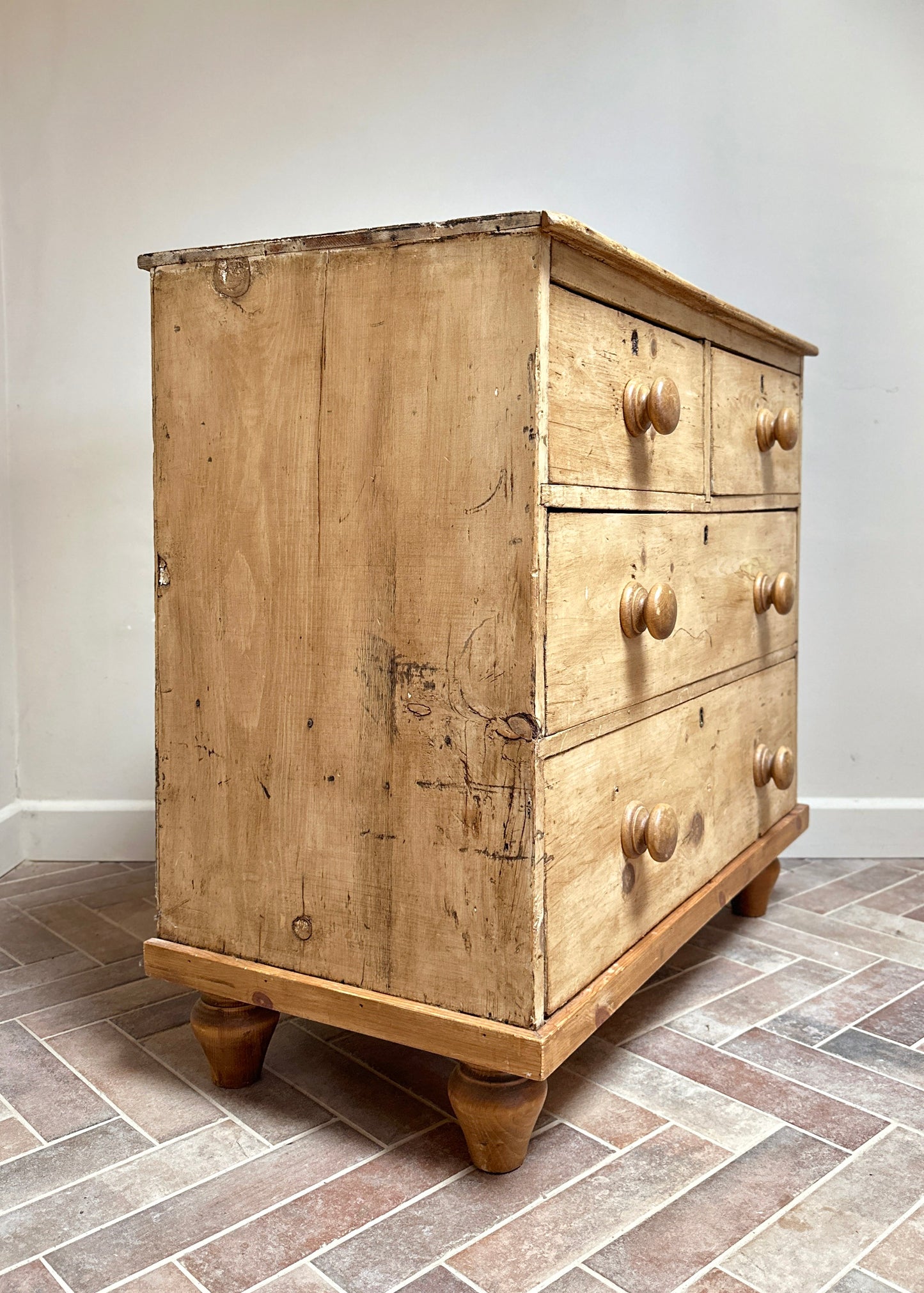 RESERVED - Victorian Pine Chest of Drawers