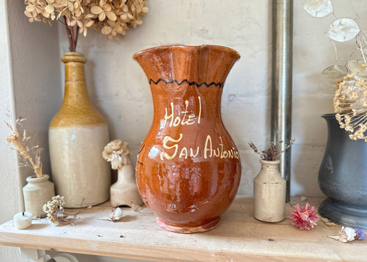 Glazed Stoneware Tourist Jug