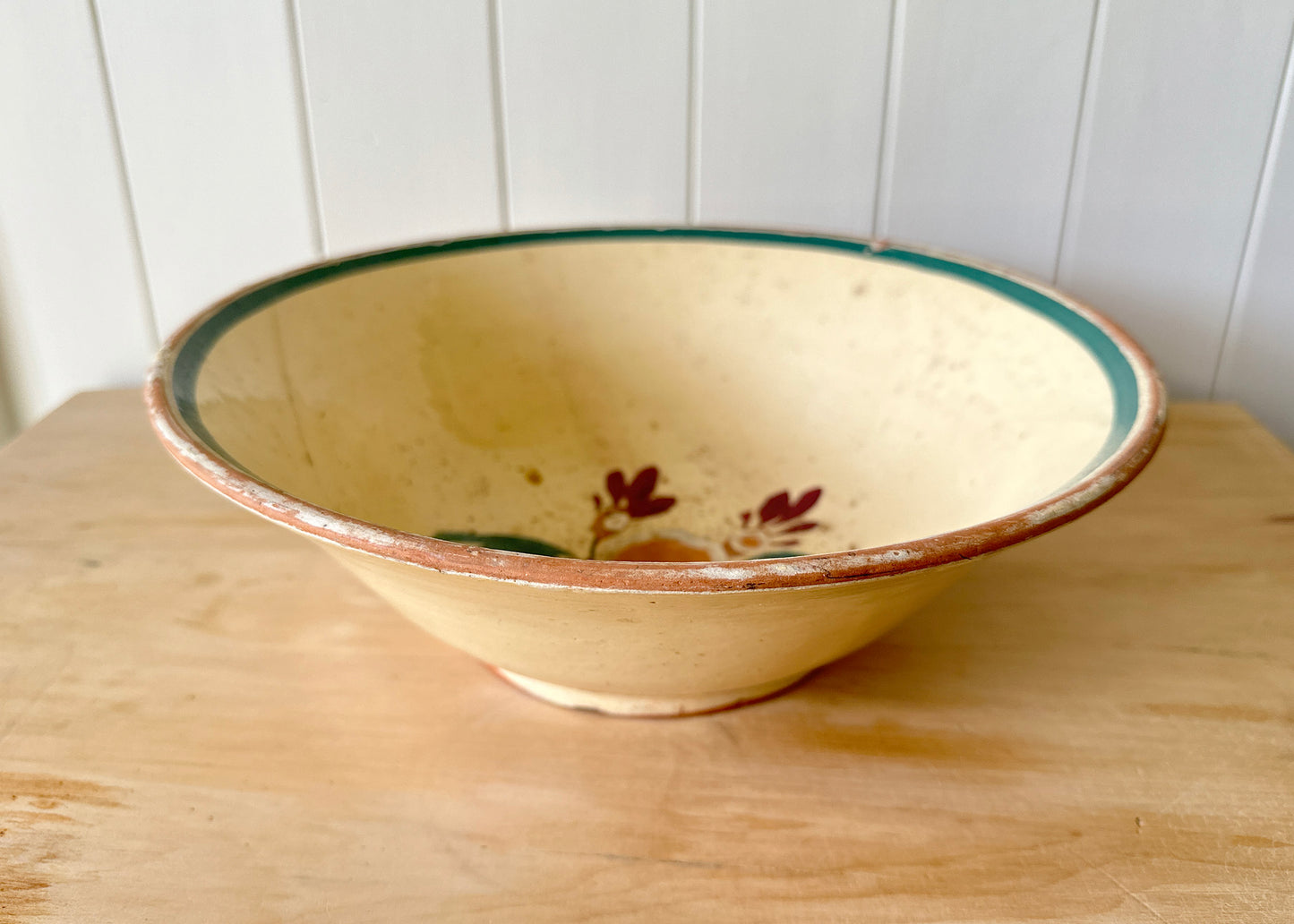 Rustic Glazed French Bowl