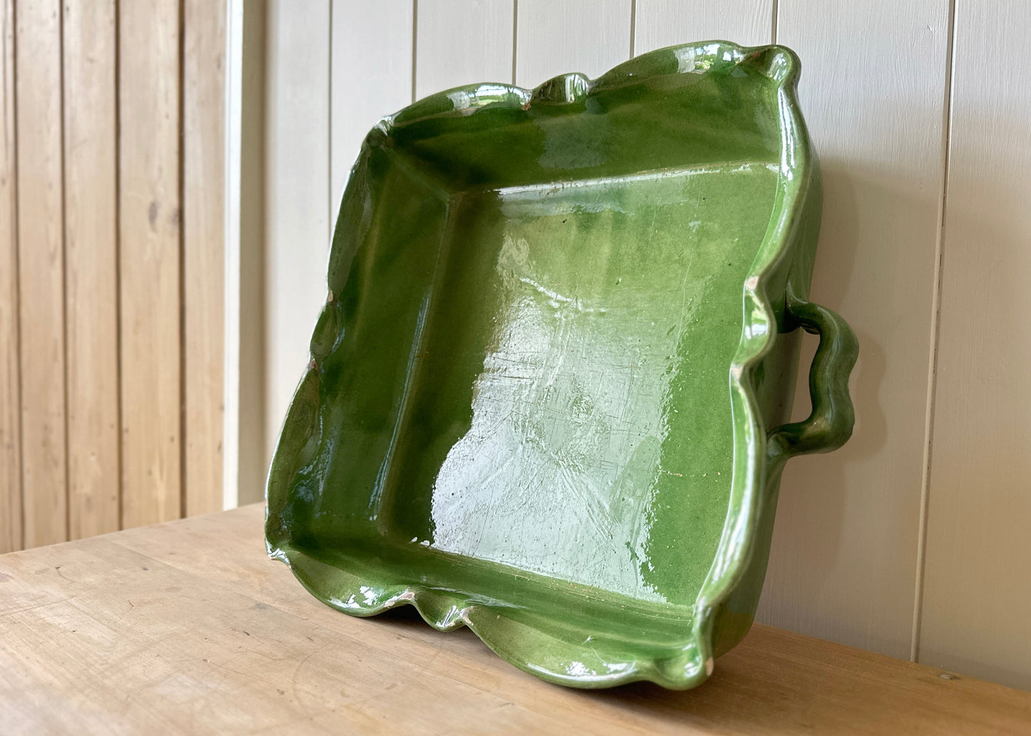 Green French Roasting Dish