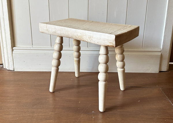 Bobbin Leg Foot Stool - Made by Alan