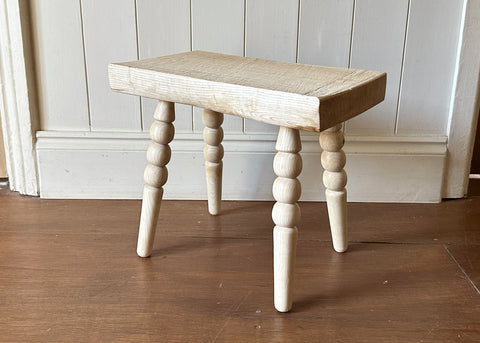 Bobbin Leg Foot Stool - Made by Alan