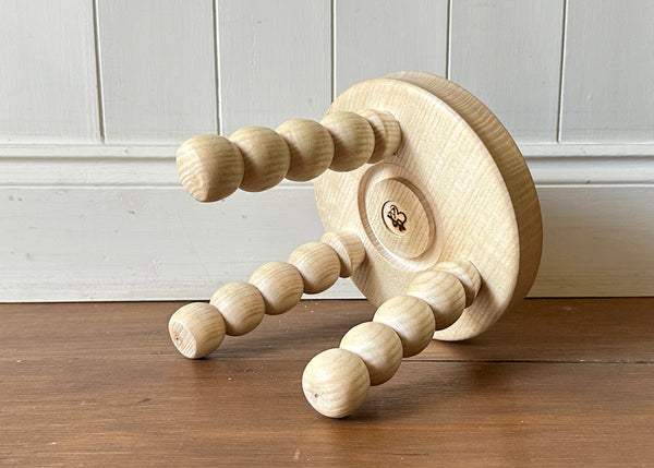 Carved Top Bobbin Stool - Made by Alan