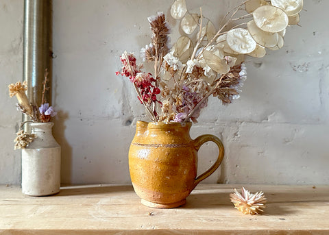 Petite Provencal Clay Jug
