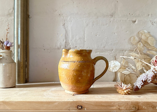 Petite Provencal Clay Jug