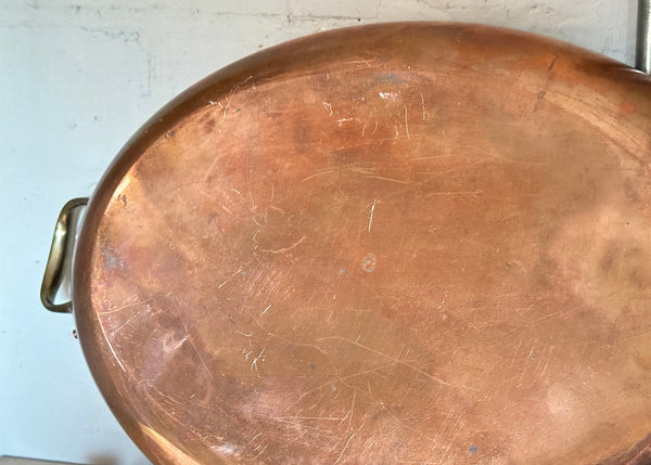 Oval Copper Gratin Dish