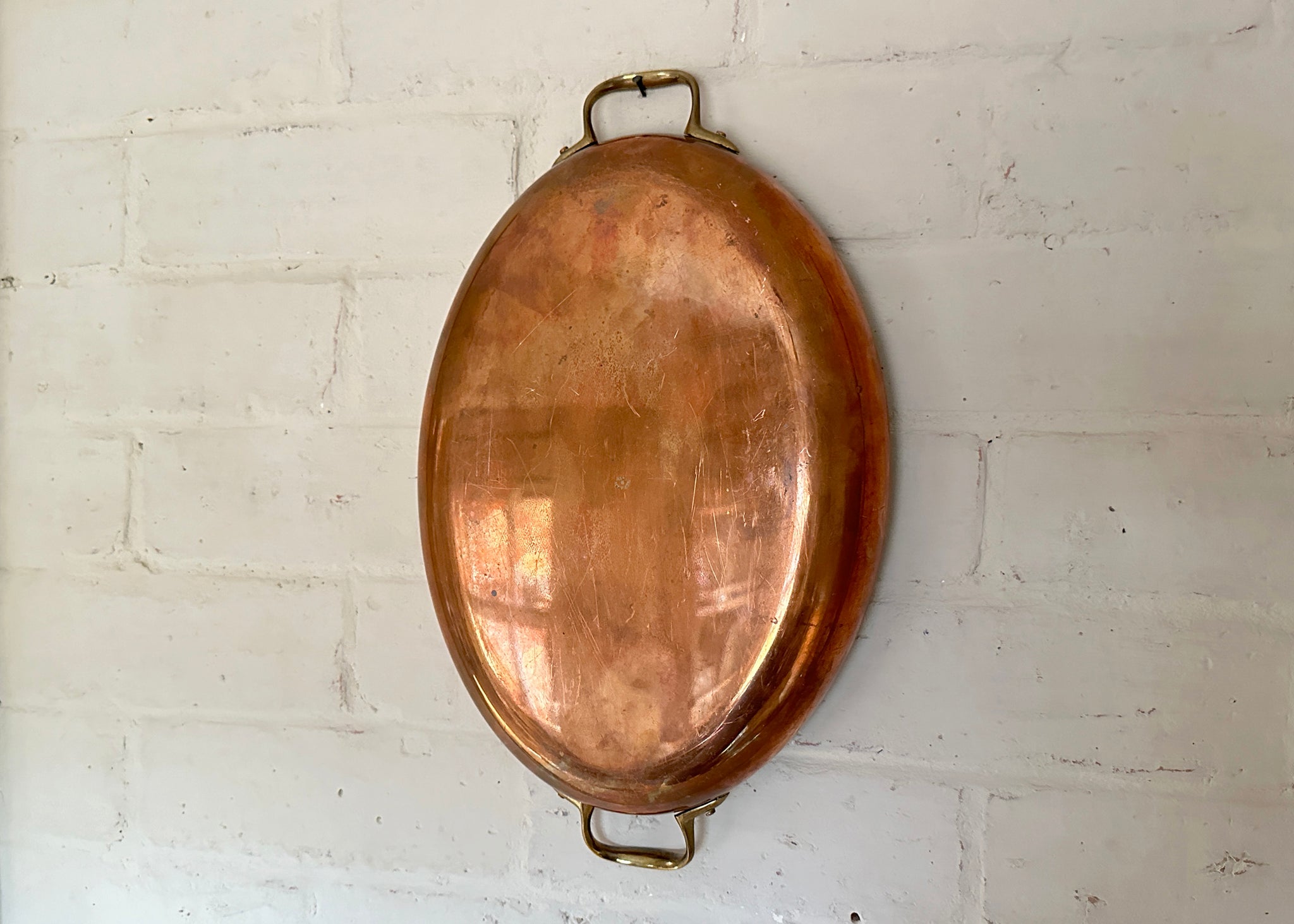 Oval Copper Gratin Dish