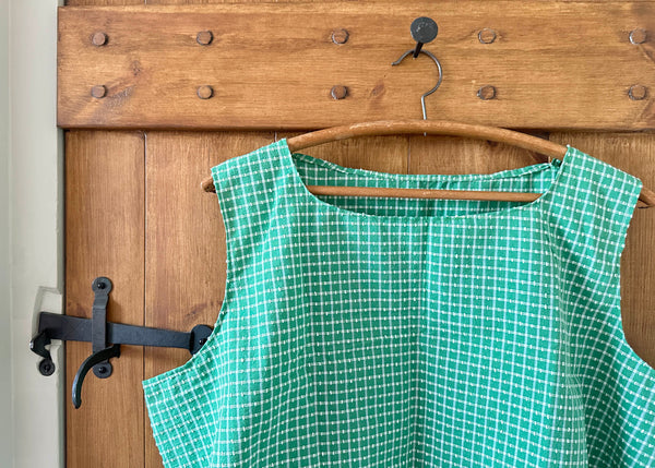 Checkered Crop Top - UK 12/14