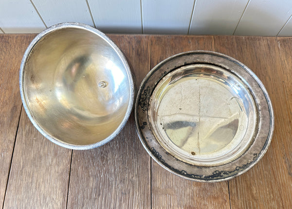 Silver Muffin Dish
