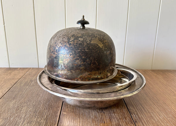 Silver Muffin Dish