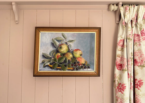 Apples & Blackberries Still Life