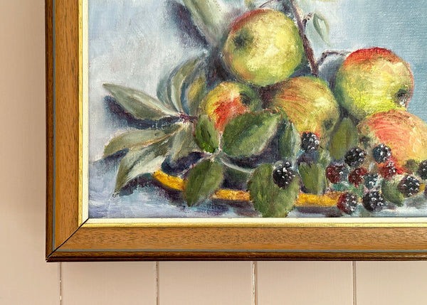 Apples & Blackberries Still Life