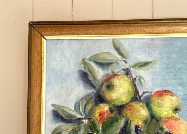 Apples & Blackberries Still Life