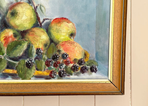 Apples & Blackberries Still Life