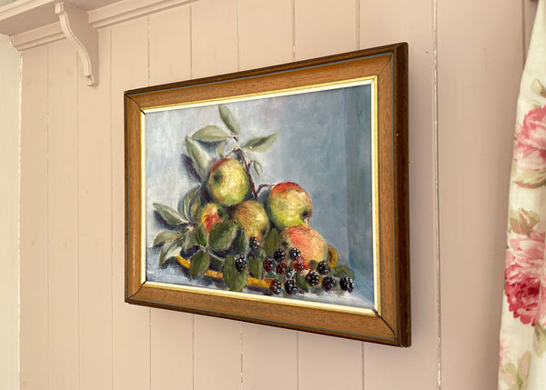 Apples & Blackberries Still Life