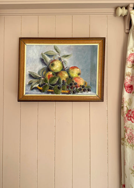 Apples & Blackberries Still Life