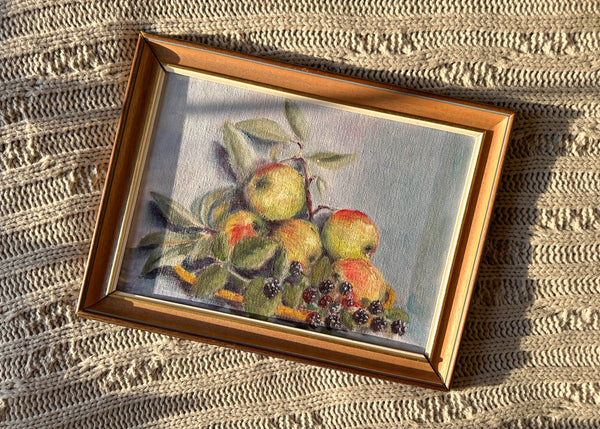 Apples & Blackberries Still Life