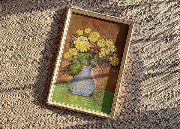 Yellow Chrysanthemum Painting
