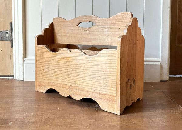 Pine Magazine Rack