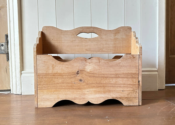 Pine Magazine Rack