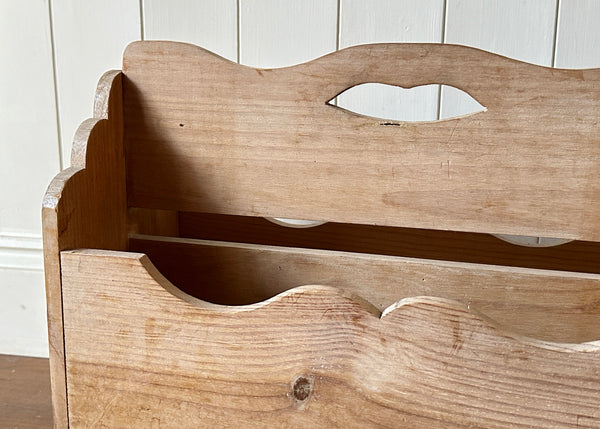 Pine Magazine Rack