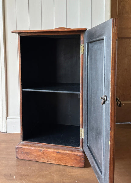 Pitch Pine Bedside Cabinet