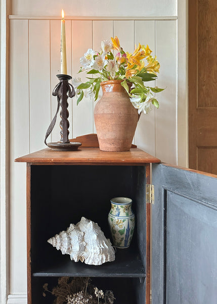 Pitch Pine Bedside Cabinet