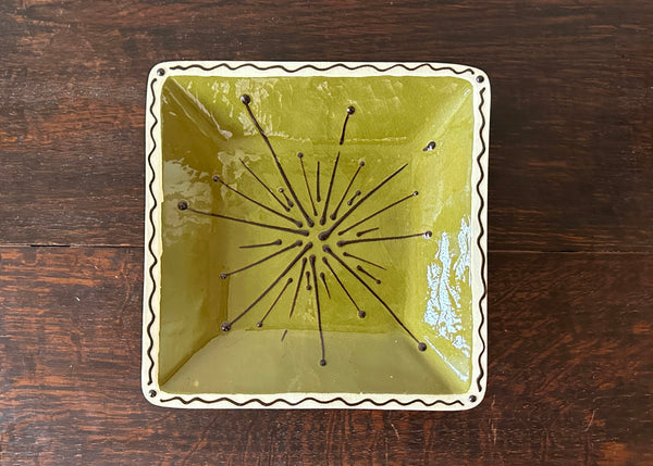 Studio Pottery Square Dish