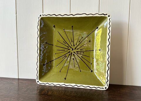 Studio Pottery Square Dish