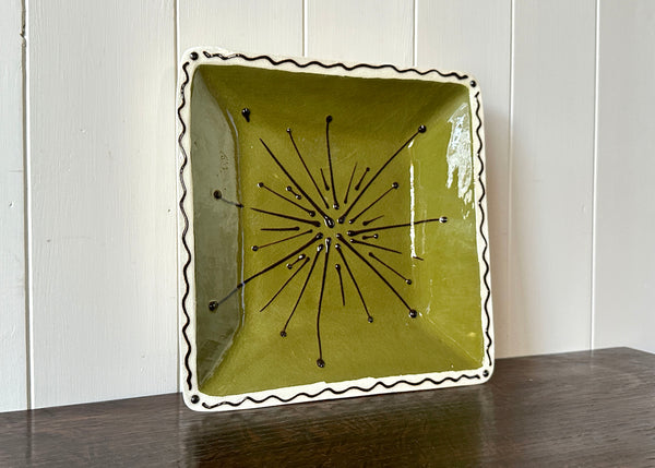 Studio Pottery Square Dish