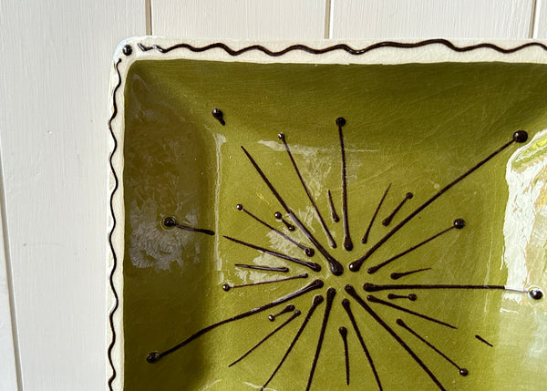 Studio Pottery Square Dish