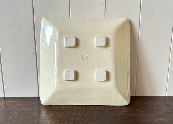 Studio Pottery Square Dish
