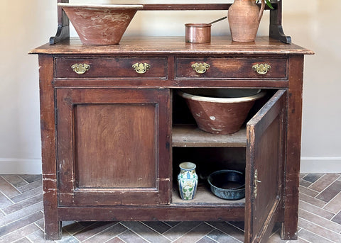 Old Pine Kitchen Dresser