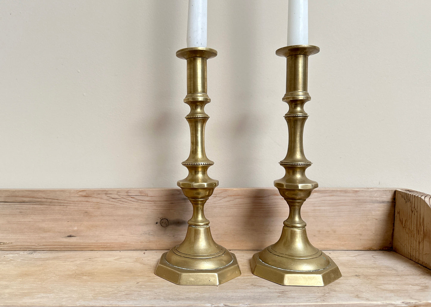 Pair of Brass Candlesticks