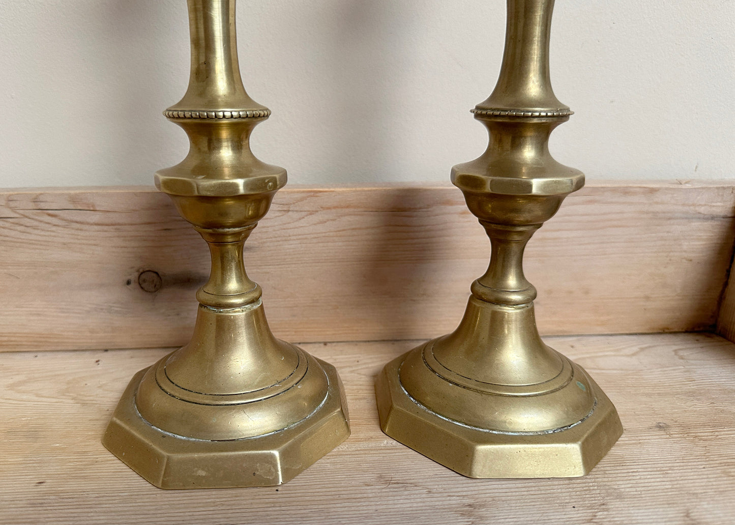 Pair of Brass Candlesticks