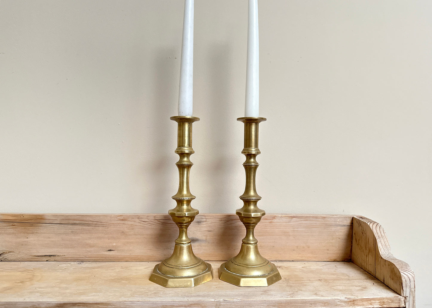 Pair of Brass Candlesticks