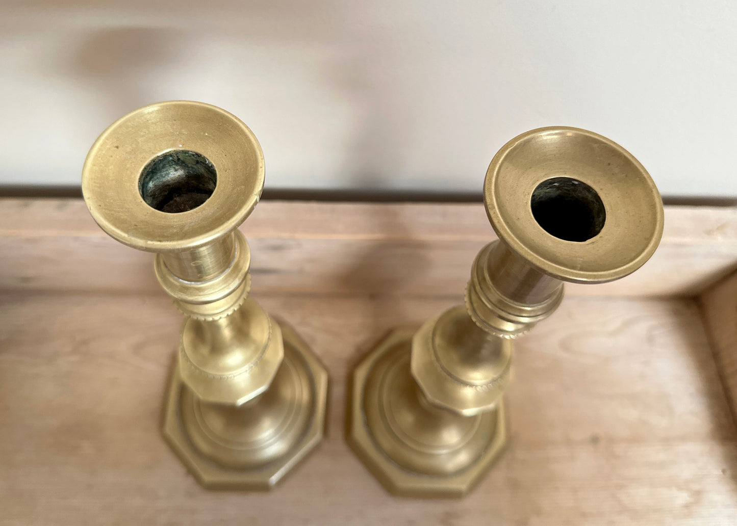 Pair of Brass Candlesticks