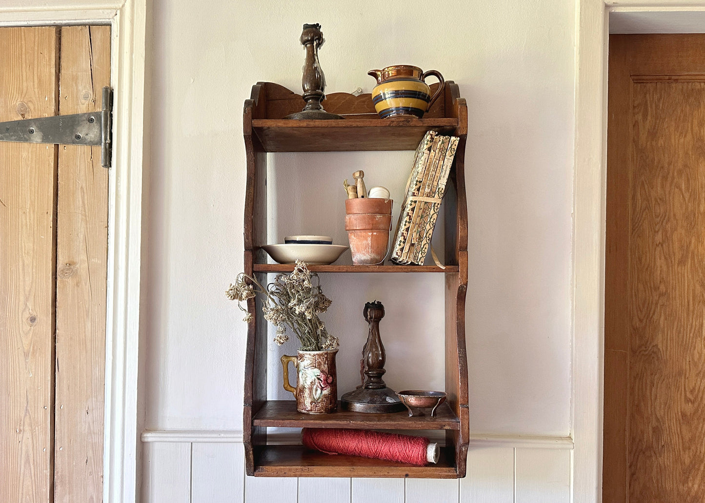 Slim Pine Shelf