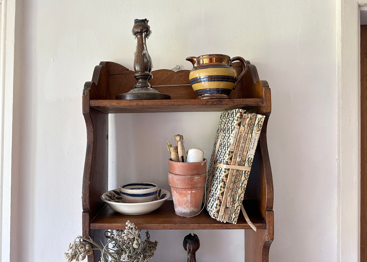 Slim Pine Shelf