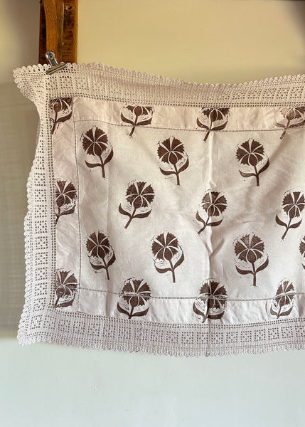 Cornflower- Reworked Tray Cloth