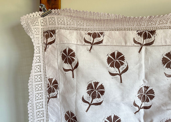 Cornflower- Reworked Tray Cloth