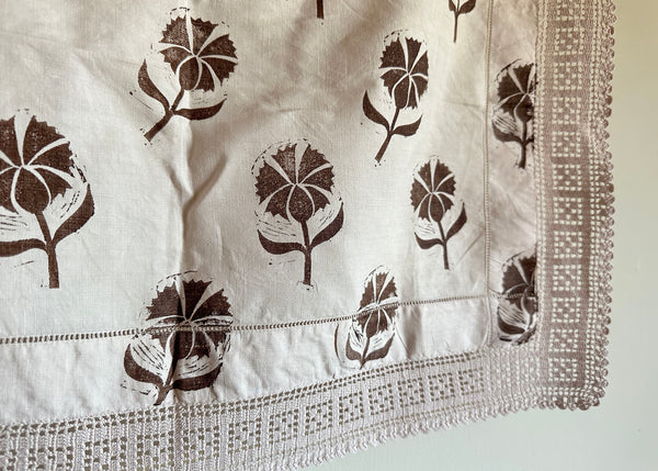 Cornflower- Reworked Tray Cloth