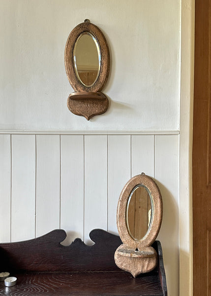Pair of Mirror Wall Sconces